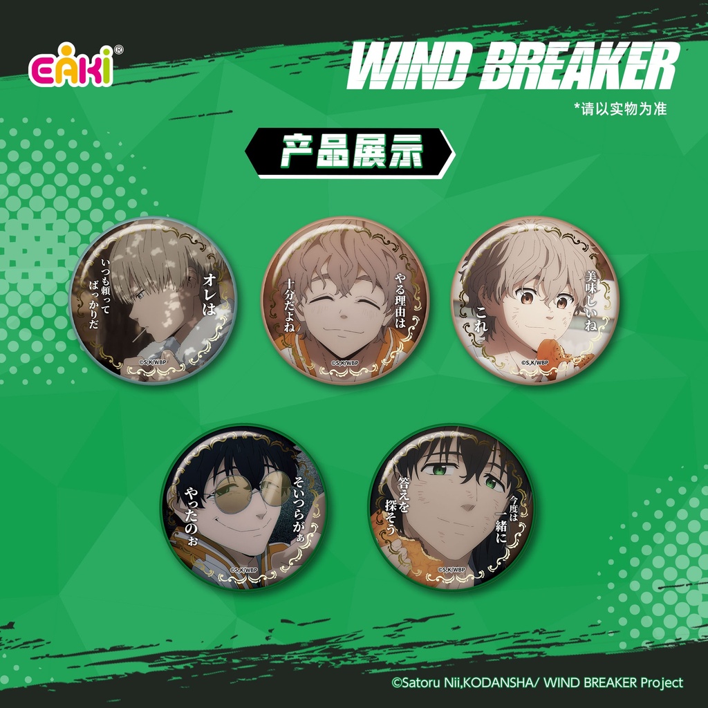 FFHZ-M201防风铃-风铃物语食玩徽章-第二弹